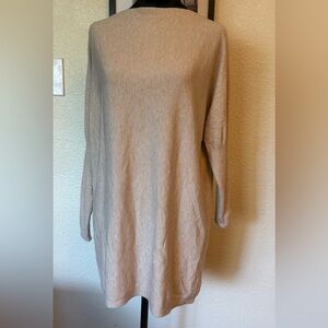 Shein Women's Rib-Knit Sweater Beige 2X/3X